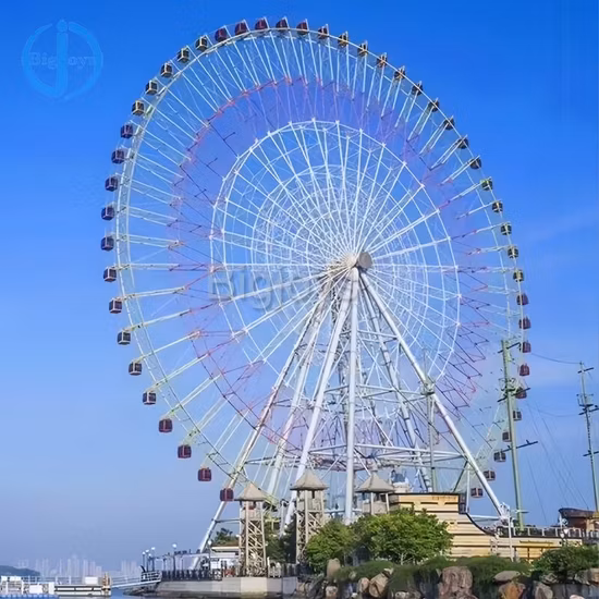 Grande roue électrique de 10m/30m/42m/50m/65m/88m, jeux attrayants d'amusement, offre spéciale à vendre