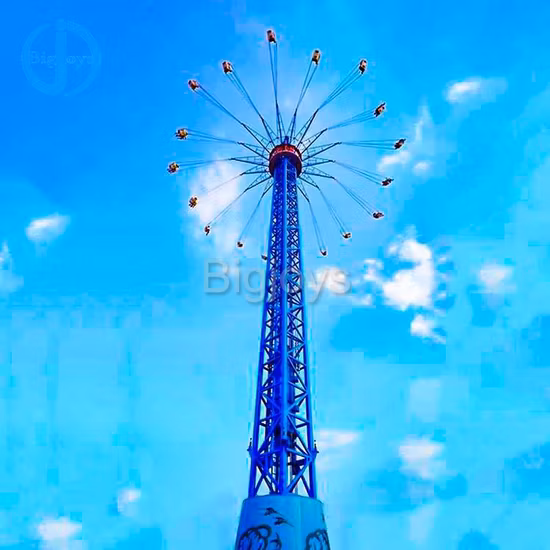 Tour de chute volante rotative de parc d'attractions de carnaval d'adultes de manèges de sensation de fournisseur de la Chine